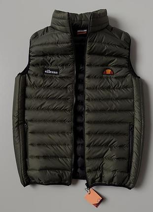 Жилет ellesse, жилетка элис, зеленная жилетка, жилет еллис, на весну