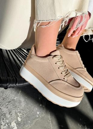 🔥кроссовки женские stein темный беж
