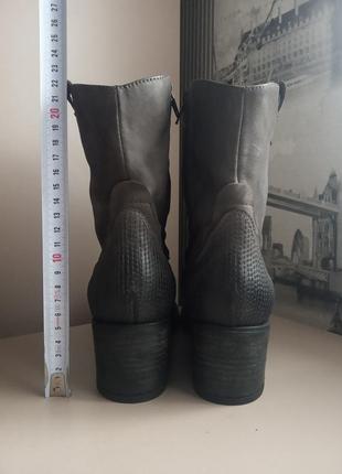 Ботинки desa (39) из натуральной кожи демисезонные женские ковбойские7 фото