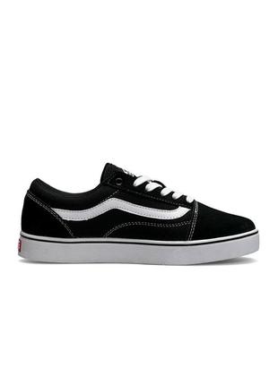 Женские кеды vans old skool black white7 фото