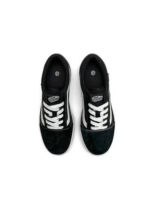 Женские кеды vans old skool black white6 фото