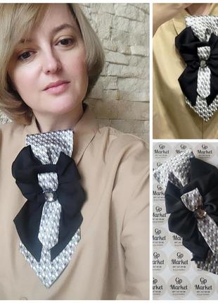 Галстук брошка