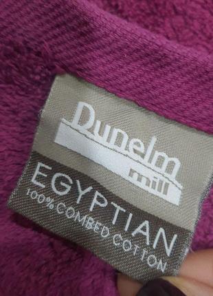 Махровое полотенце фуксия dunelm egyptian cotton 46×85 см.4 фото