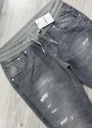 Крутые джинсы на резинке5 фото