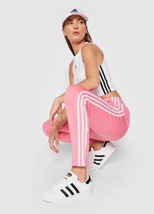 Розовые спортивные штаны adidas2 фото