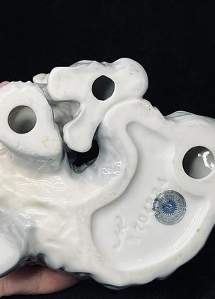 Фарфоровая статуэтка собака йоркширский терьер john jenkins япония