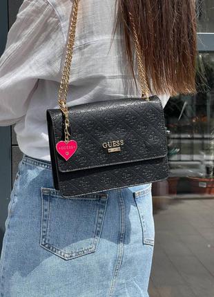 Guess mini bag black , жіноча сумка, женская сумка