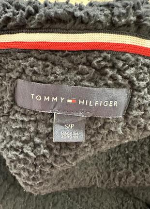 Флисовая куртка tommy hilfiger sherpa с капюшоном3 фото