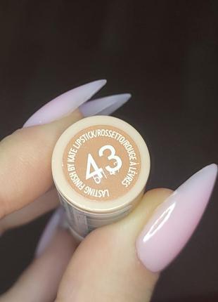 Помада rimmel london lasting finish by kate 433 фото