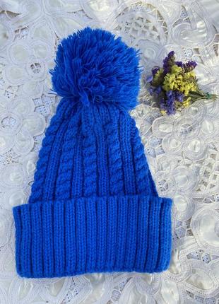 Шляпа синяя