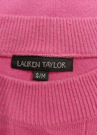 Розовый свитер, водолазка с узором,3 фото