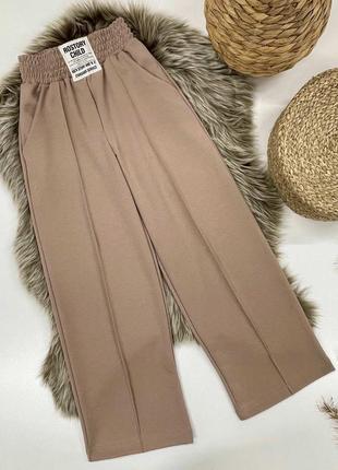 Трендові брюки палаццо-труби для дівчинки