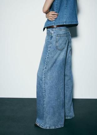 Очень широкие джинсы zara6 фото