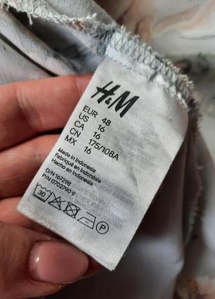 Нежное платье миди свободного кроя h&amp;m вискоза8 фото