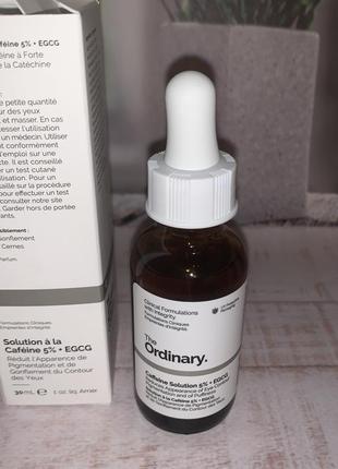 Сироватка для  шкіри навколо очей the ordinary caffeine solution 5% + egcg3 фото