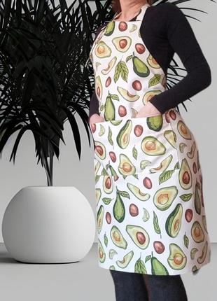 Шикарный фартук "авокадо"2 фото