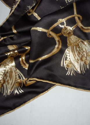 Турецкий платок palmiye монограмм вручную скрученный и подшитый край роуль5 фото