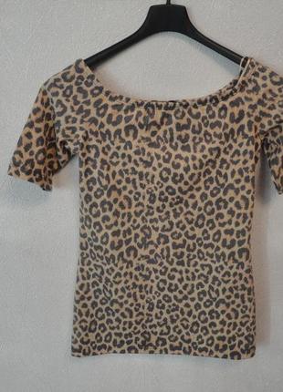 Леопардовая футболка1 фото