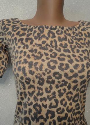 Леопардовая футболка3 фото