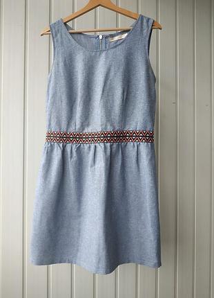 Бавовняне літнє плаття з відкритою спинкою grace&mila