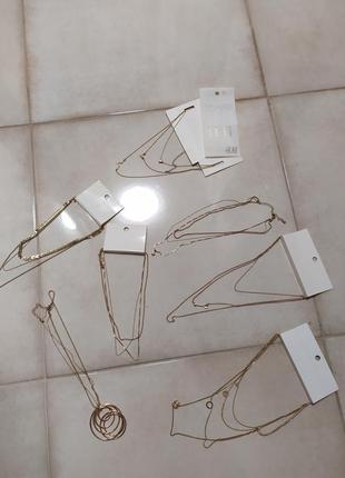 Розпродаж! ланцюжки h&m золото