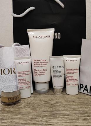 Clarins elemis уходовая косметика крем лосьон скраб гель новое