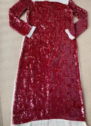 Шифоновое платье с блестками zw collection zara зара7 фото