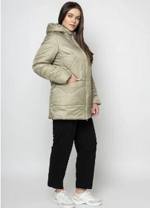 Стильная куртка женская большие размеры украина3 фото