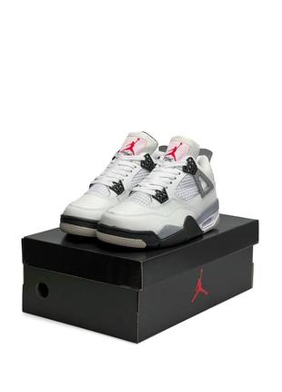 Air jordan 4 retro white cement