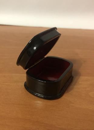 Шкатулка лаковая миниатюра федоскино "зима"