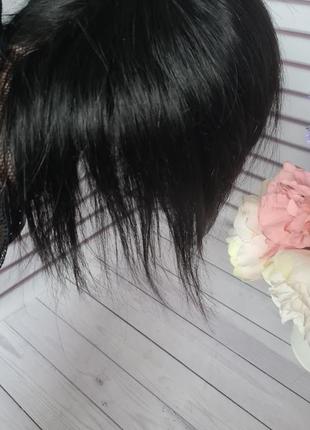 Челка шторка накладка топпер 100% натуральный волос.