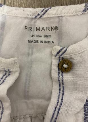 Рубашка primark 2-2,5 года5 фото