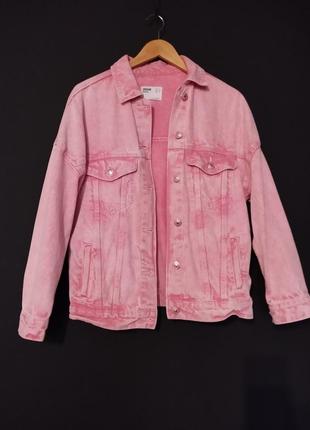 Джинсовый пиджак bershka s-xs