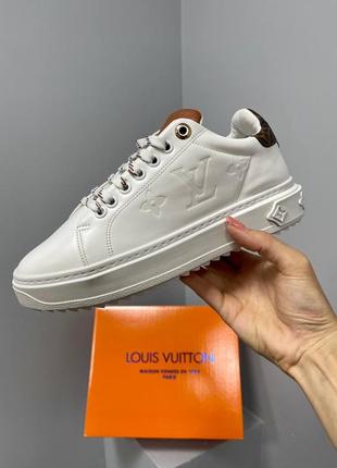 Женские кроссовки louis vuitton sneakers pendant / луи витон скинрс / эксклюзивная демисезонная женская обувь