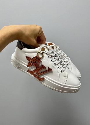 Жіночі кросівки louis vuitton sneakers pendant  / луі вітон снікнрс / еклюзивне демісезонне жіноче взуття9 фото