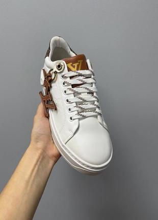 Жіночі кросівки louis vuitton sneakers pendant  / луі вітон снікнрс / еклюзивне демісезонне жіноче взуття6 фото