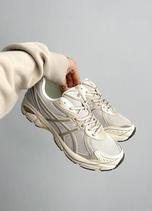 Стильні жіночі чоловічі кросівки asics gt-2160 brown бежеві