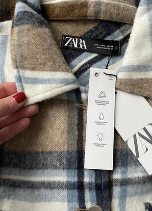 Тепла сорочка жакет zara10 фото