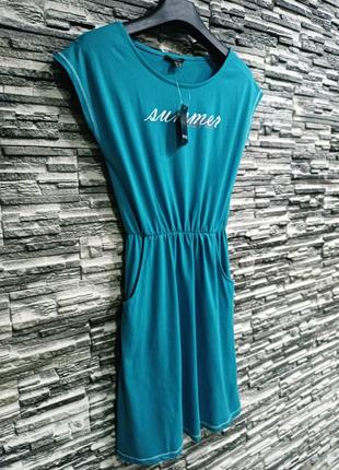 Женское платье esmara® с широким круглым вырезом и заниженной линией плеч размер s 42/44 (евро 36/383 фото