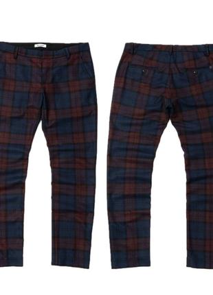 Dondup checked wool blend trouser чоловічі штани