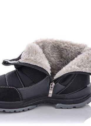 Зимние термо ботинки дутики мужские5 фото