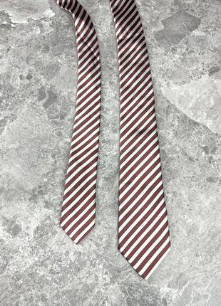Краватка фірмова paul stith, 6 см, шовкова,8 фото
