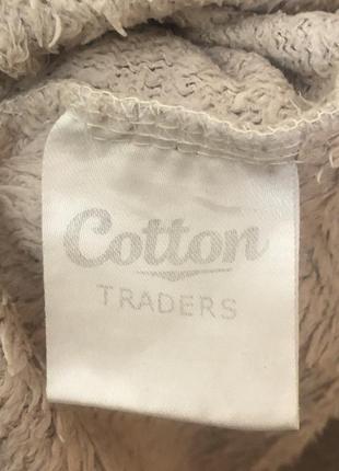 Дуже теплий халат мягусенький, размер l.  cotton traders3 фото