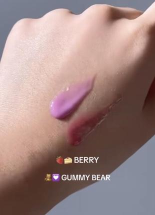 Бальзам-блиск для губ laneige lip glowy balm berry, gummy bear2 фото