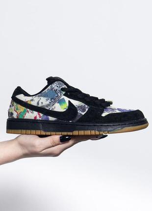 Кроссовки nike sb dunk low supreme rammellzee