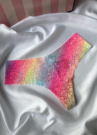 Трусики victoria’s secret pink оригинал яркие стринги стринги