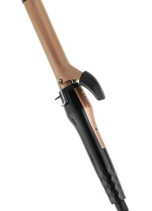 Щипці-плойка для волосся, чорні satori ss-2510-bl *