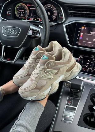 Жіночі кросівки new balance 9060 beige sand4 фото