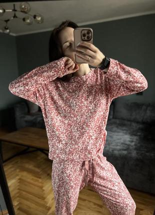 Новая розовая пижама кофта и штаны7 фото