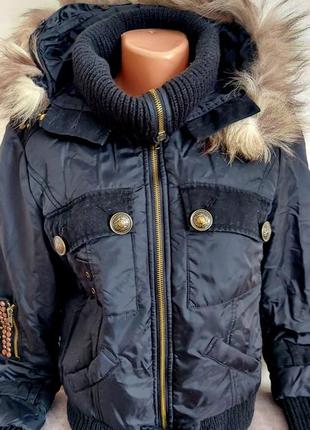 Стильная фирменная женская демисезонная куртка, р.s-m3 фото